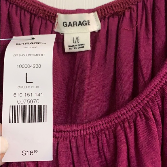 GARAGE Purple Shirt - Picture 3 of 4